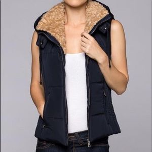 Vest, with hood